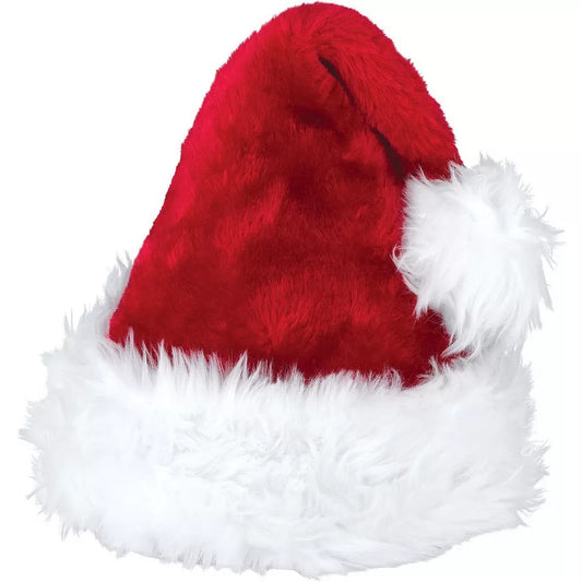 Deluxe Adjustable Santa Hat for Kids & Adults