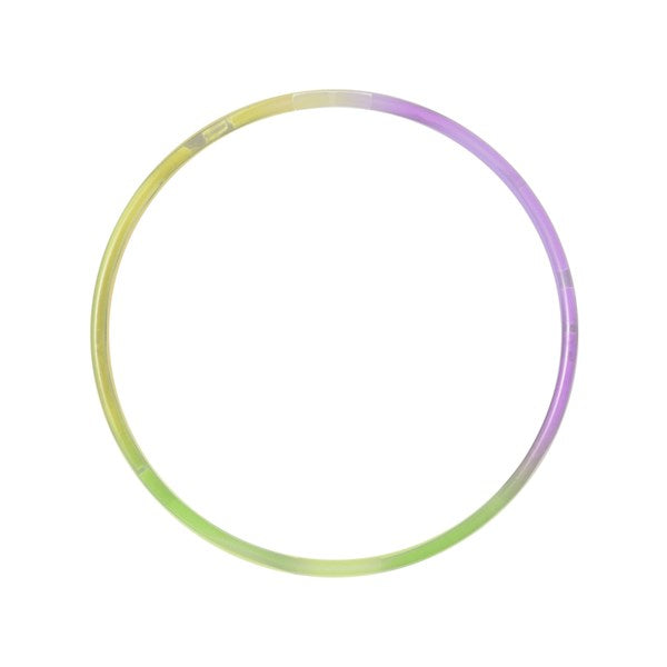 Green, Purple and Yellow 22" Glow Necklaces (50 Per pack)