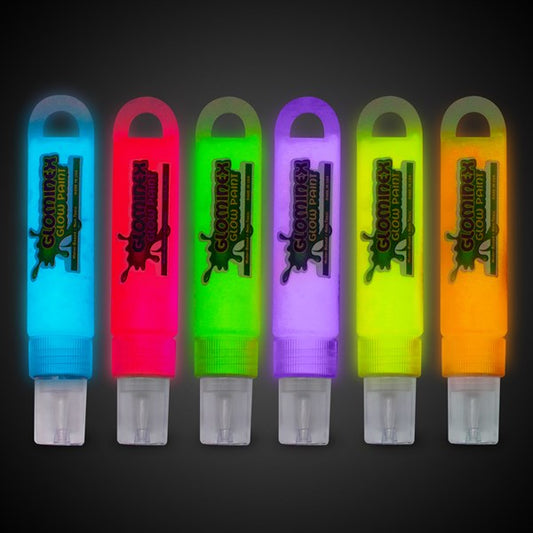 Assorted Glominex 1 oz. Glow Paints (6 Per pack)