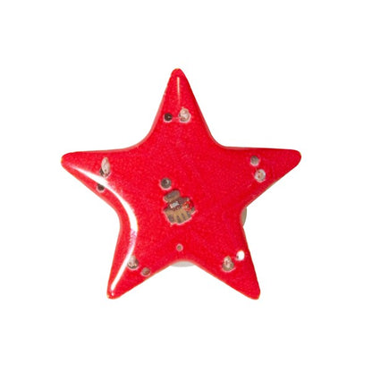 LED Red Star Blinkies (12 Per pack)