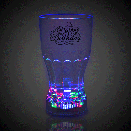 LED Happy Birthday 12 oz. Cup