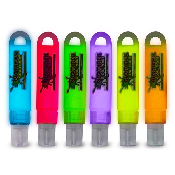 Assorted Glominex 1 oz. Glow Paints (6 Per pack)