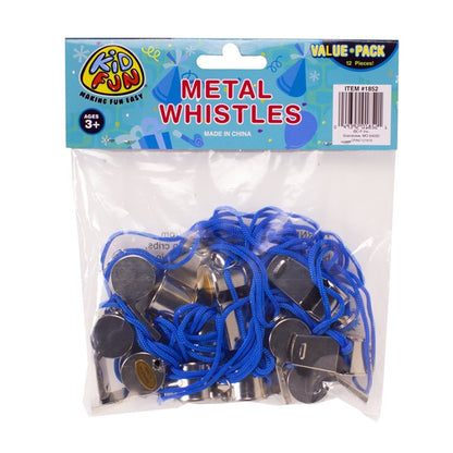 Referee Metal Whistles (12 Per pack)