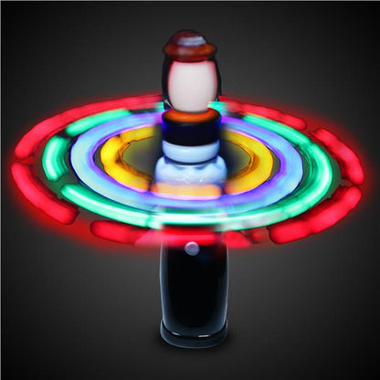 LED Penguin Galaxy Spinner