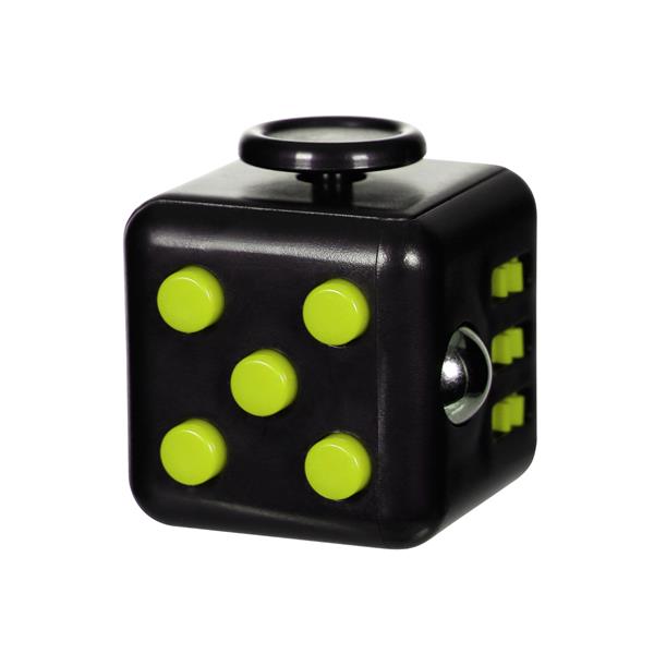 Black & Green Focus Cube