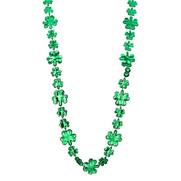 Shamrock Bead Necklaces (12 Per pack)