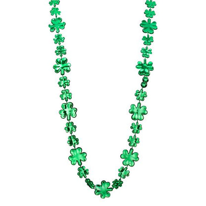 Shamrock Bead Necklaces (12 Per pack)