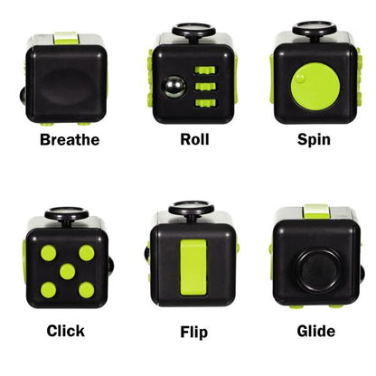 Black & Green Focus Cube