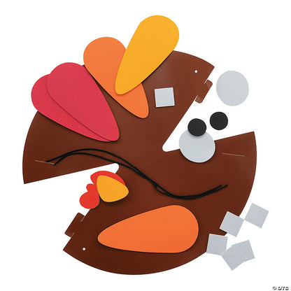 Goofy Turkey Hat Craft Kit - Makes 12