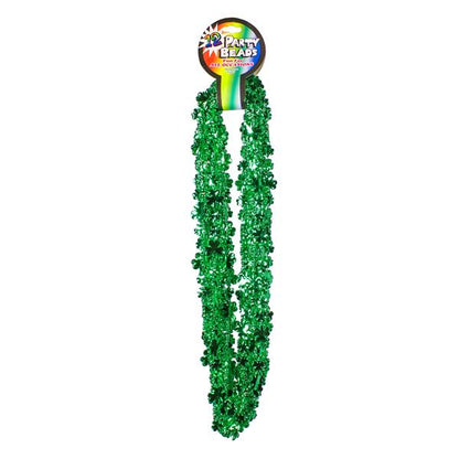 Shamrock Bead Necklaces (12 Per pack)