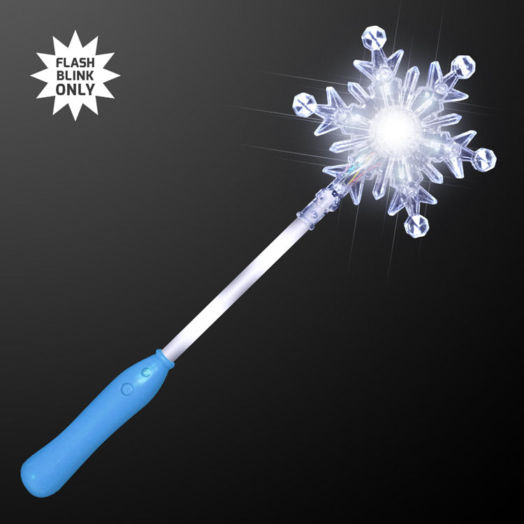 Blinky Light Up Snowflake Wands