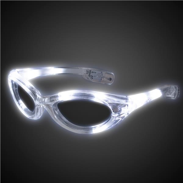 LED White Sunglasses