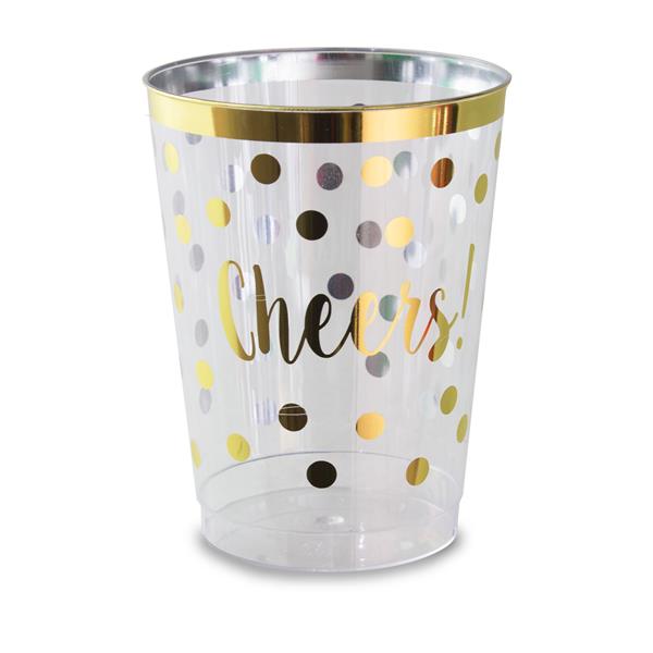 Cheers 10 oz. Tumblers (30 Per pack)