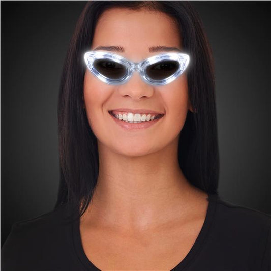 LED White Sunglasses