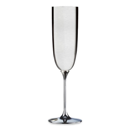 Silver Champagne Flutes (12 Per pack)