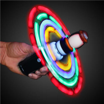 LED Penguin Galaxy Spinner