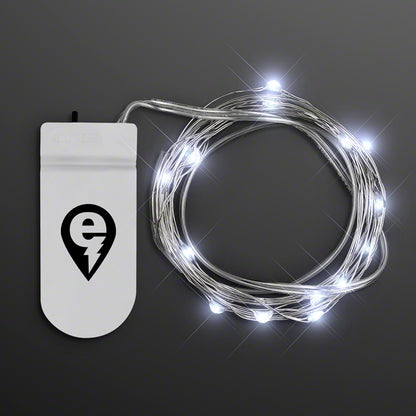 Cool White Fairy String Lights for Crafts, 20 LEDs, 80"