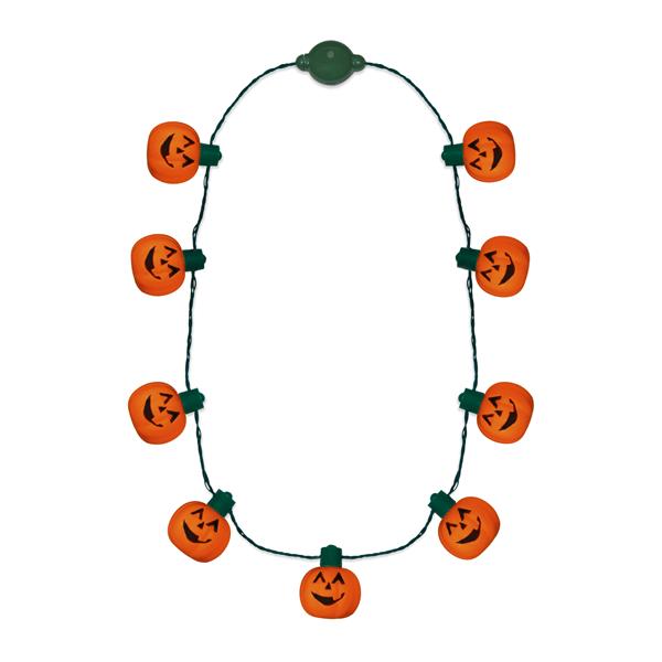 LED Pumpkin Necklace