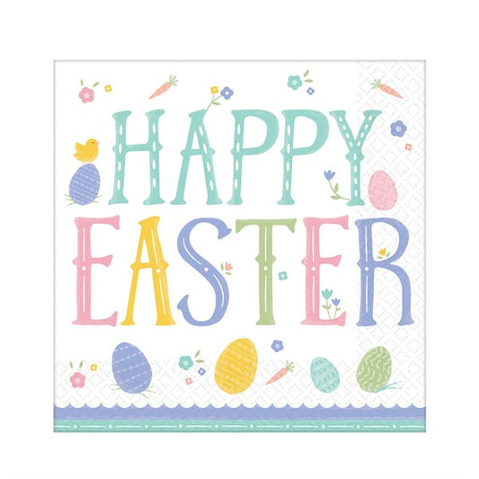 Happy Easter Lunch Napkins (16 per pack)