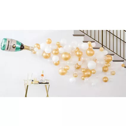 DIY Happy New Year Bubbly Balloon Backdrop Kit