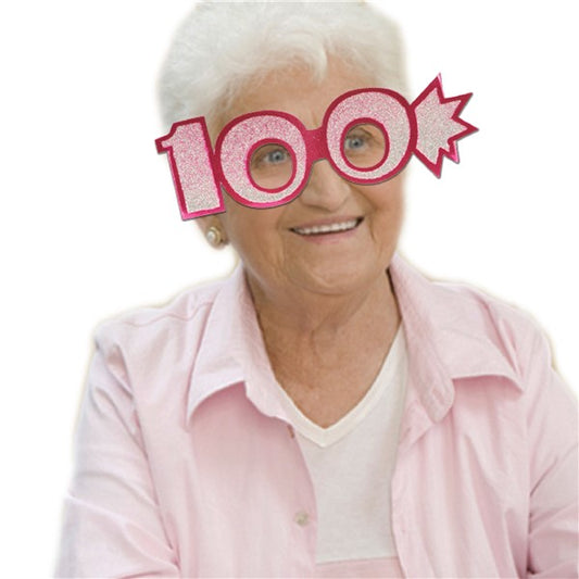 100 Glitter Foil Glasses (25 per pack)