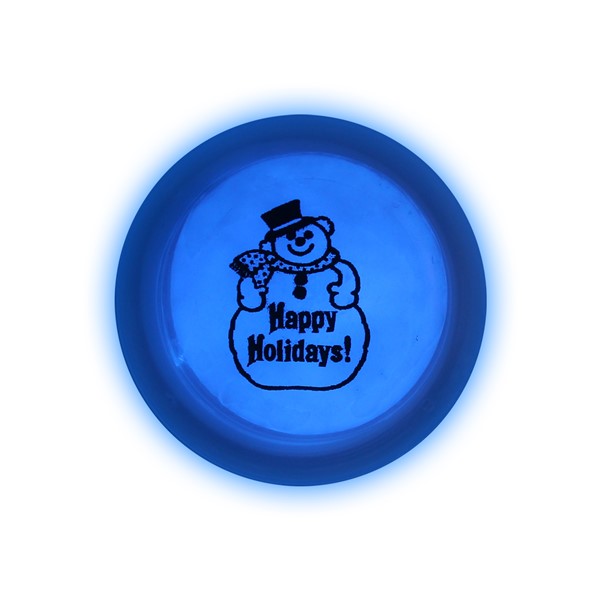 Snowman Glow Badge