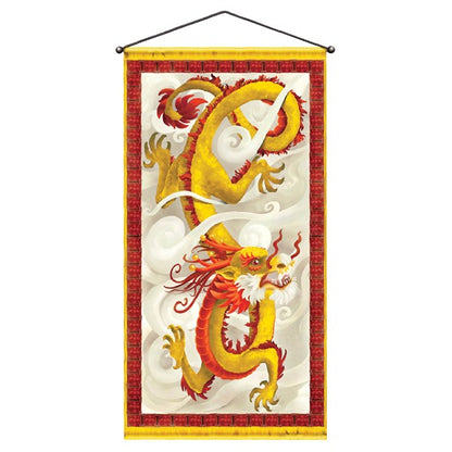 Chinese Dragon Door Panel