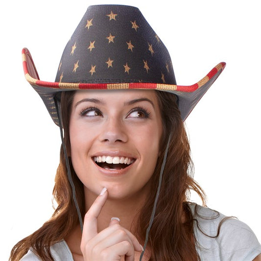 Vintage Patriotic Cowboy Hat
