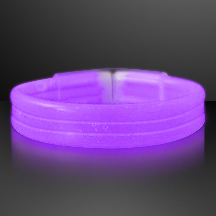 Purple Glow Thick Bracelet Bangles