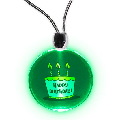 LED Happy Birthday Pendants (12 Per pack)