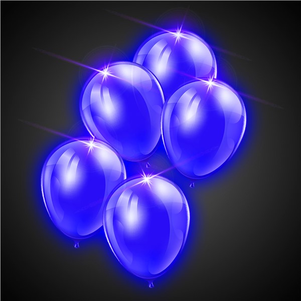 Blue LED Balloons