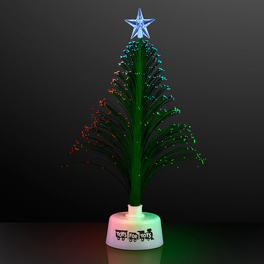 11.5" LED Green Christmas Tree Centerpiece
