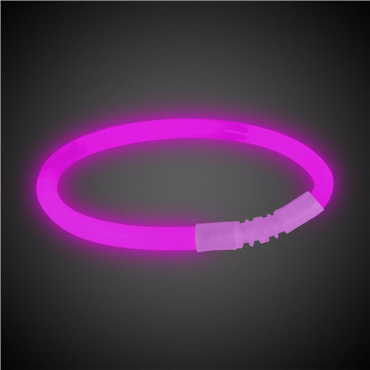 Pink 9" Glow Bracelets (50 Per pack)