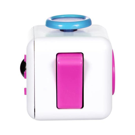 White & Pink Focus Cube