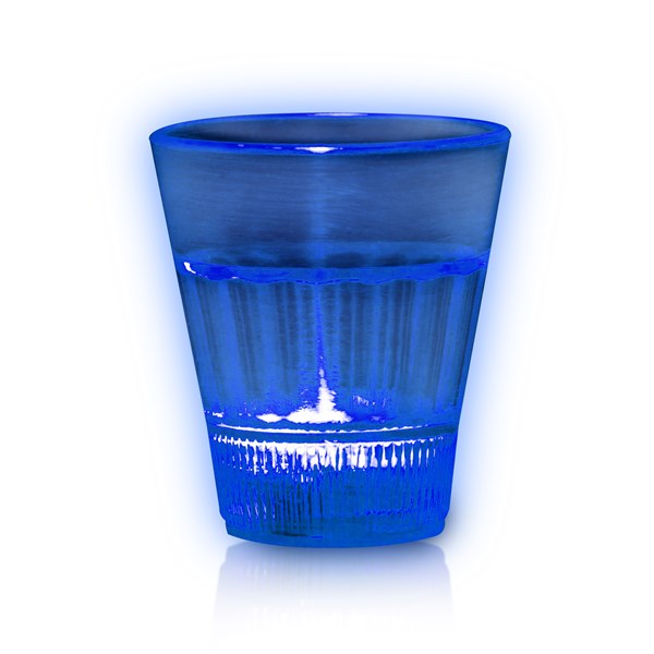 LED Blue 2 oz. Shot Glass