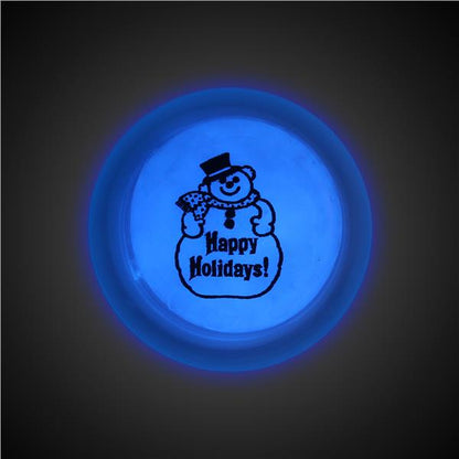 Snowman Glow Badge