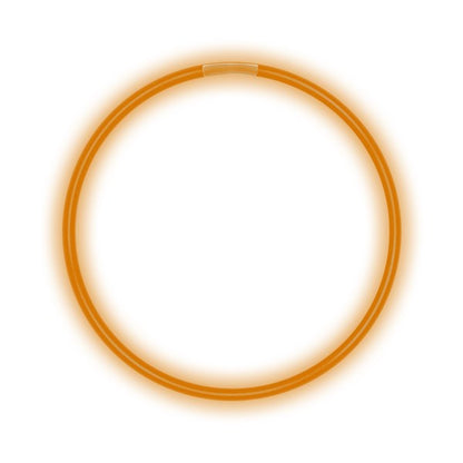 Orange 22" Glow Necklaces (50 Per pack)