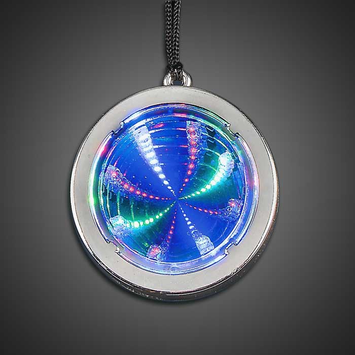 Flashing Silver Tunnel Necklace