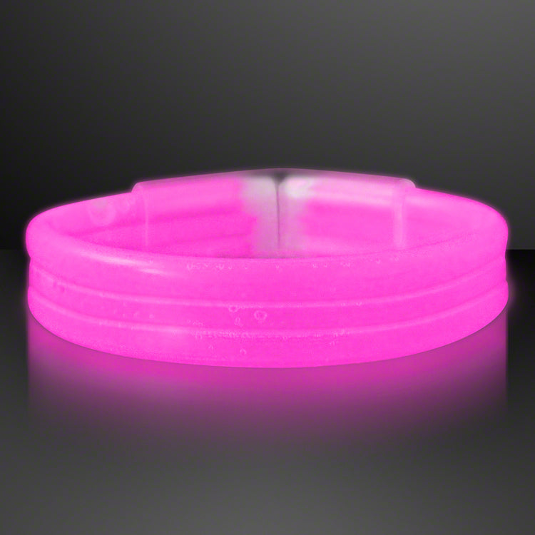 Pink Glow Thick Bracelet Bangles