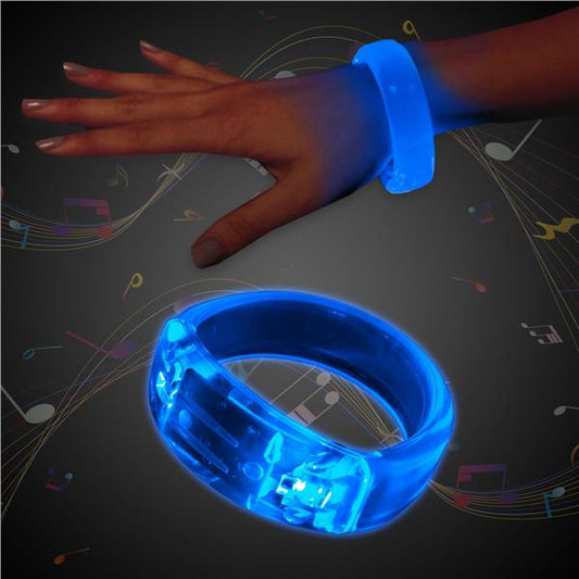 Sound Activated Blue LED Bracelet