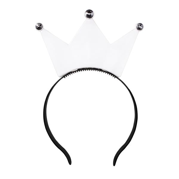 White LED Crown Headband