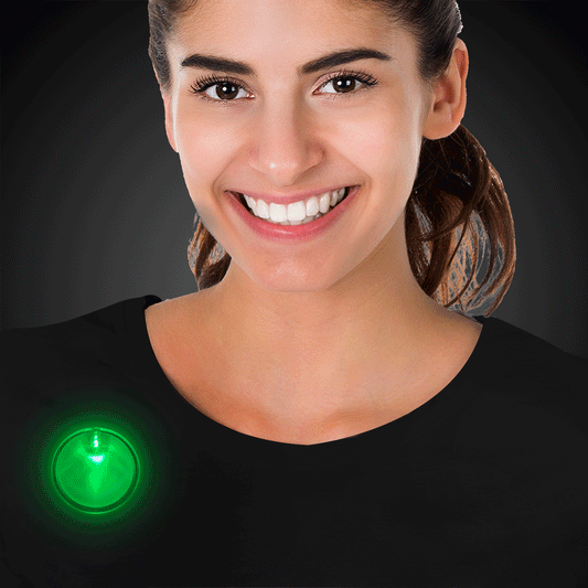 Green LED Badge