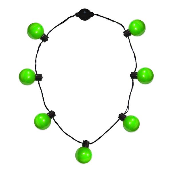 LED Green Ball Necklace