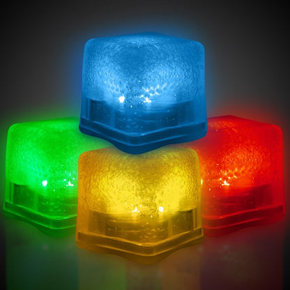Assorted LED Ice Cubes (12 Per pack)