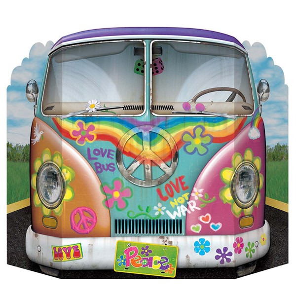 Hippie Bus Photo Prop