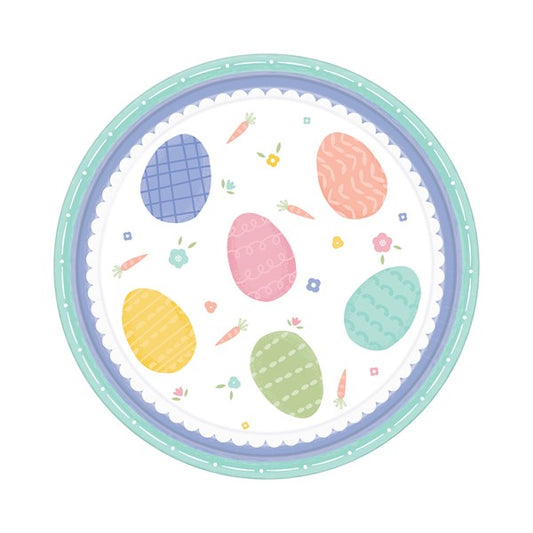 Happy Easter 7" Plates (8 per pack)