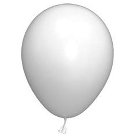 White Latex 12" Balloons (100 Per pack)