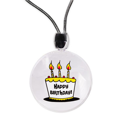 LED Happy Birthday Pendants (12 Per pack)