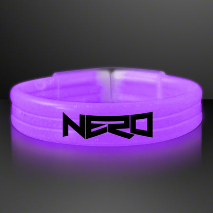 Purple Glow Thick Bracelet Bangles