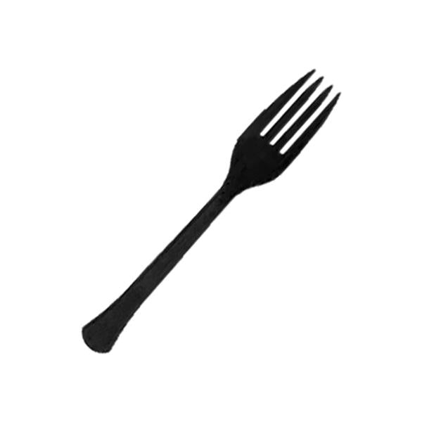 Black Plastic Forks (48 Per pack)